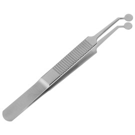 VICASKY Round Head Tweezer for Meibomian Gland Eyelid Massage Forcep Sturdy Construction and Non-slip Grip