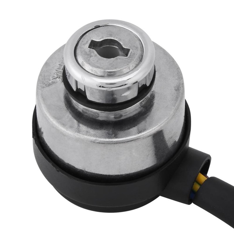 Akozon Ignition Key Switch, Gas Generator Key Switch, 6 Wire