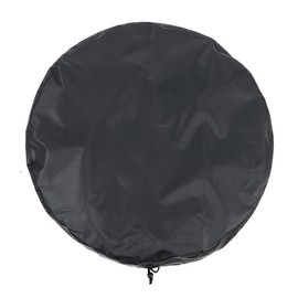 Fudeshe Black Drum Lid Mesh Cover 2 Packs 25.59 inches Diameter Stretchable Oxford Cloth Barrel Cover Black Drum Lid Cover Water Barrel