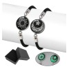 2pc Pulseras Para Parejas De Sol Y Luna Brilla Oscuridad