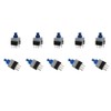 Youmile 150 Pieces Self-Locking DPDT 6PIN Micro Square Switch Kit