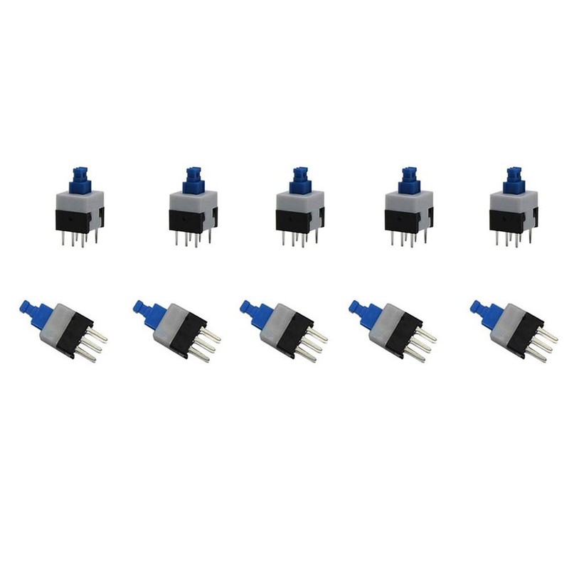 Youmile 150 Pieces Self-Locking DPDT 6PIN Micro Square Switch Kit