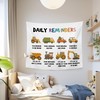 MNOSAIOO Mental Health Car Wall Tapestry Hanging for Classroom Kids