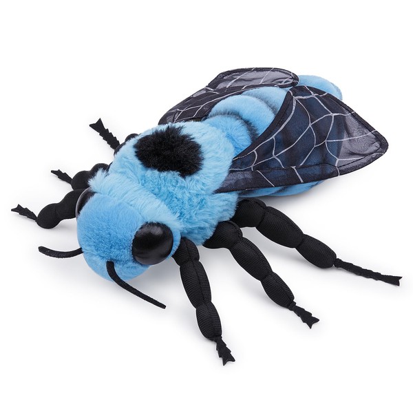 Tiny Heart Bee Plush Toy Children, Blue Bee 38 cm