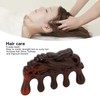Meridians Comb Static Free 5 Teeth Head Scalp Composite Wood