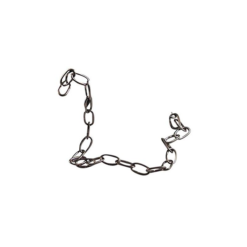 Danco 88073 Toilet Flapper Chain and Hook, Stainless Steel