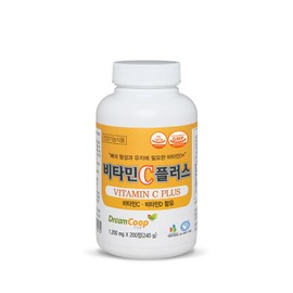 Chewable Vitamin C Plus 200 tablets / 씹어먹는 비타민C플러스 200정