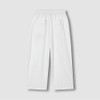 JAJU/JAJU Women's Square-textured Easy Banding Pants_White