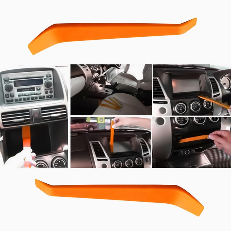 Adunsiaoto 6 Piece Car Door Clip Plastic Pry Tool Set