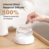 Lecdura Glass Essential Oil Diffuser, 200ml Ultrasonic Aroma Diffusers with