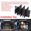 EDBETOS Center Console Organizer Insert Dividers Compatible with Toyota Tacoma