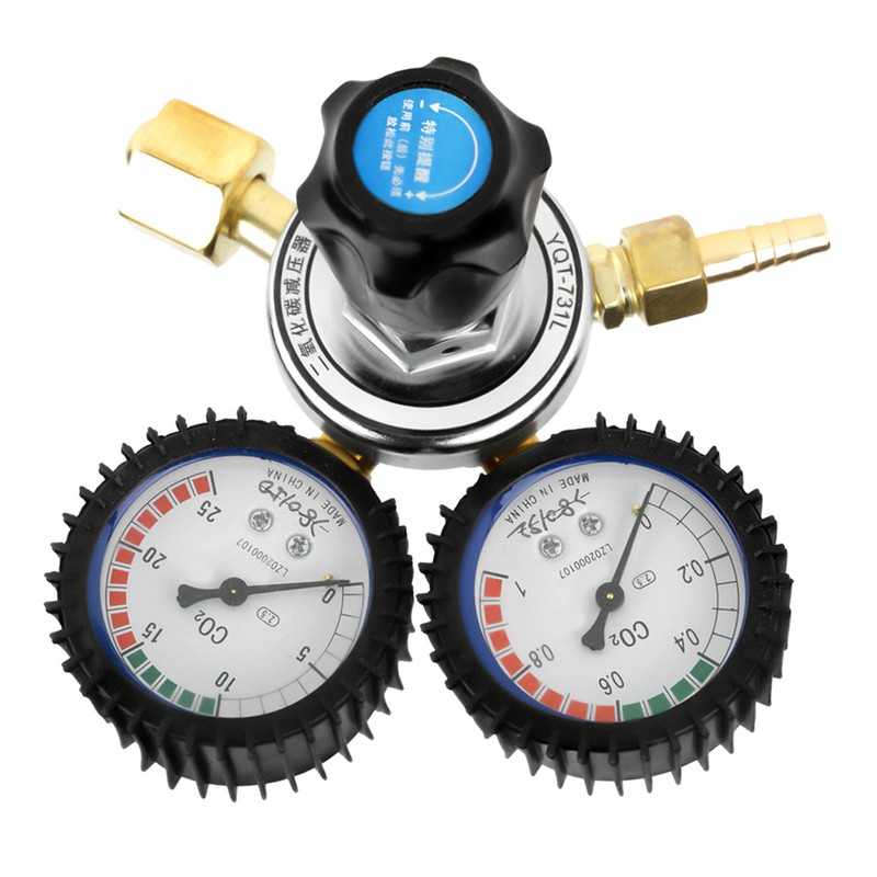 CO2 Gas Bottle Regulator Carbon Dioxide Welding Pressure Reducer G5/8