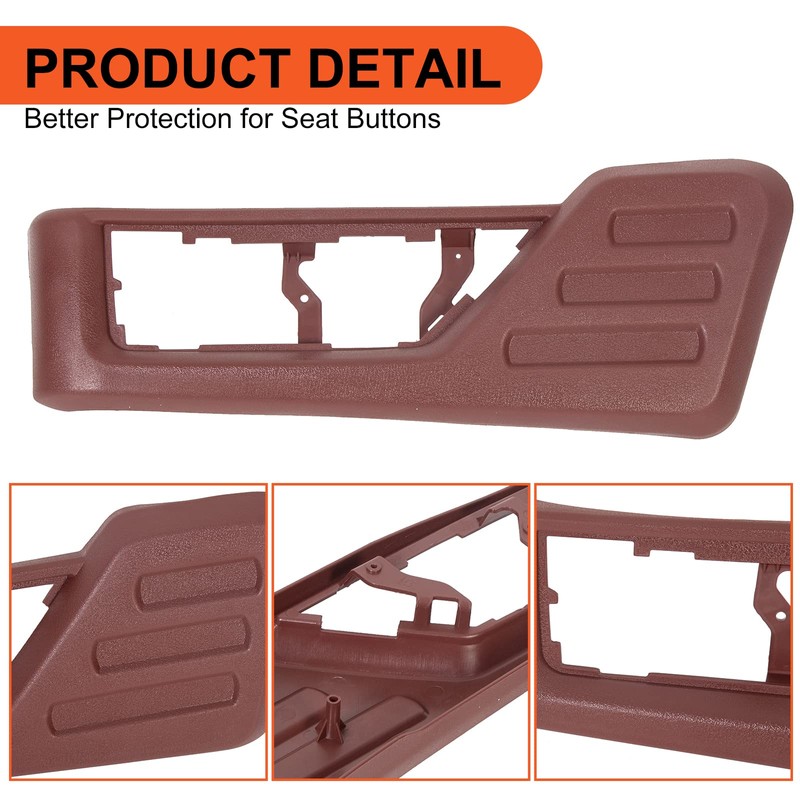 ECOTRIC Front Driver Seat Cushion Panel Trim Compatible with 2008-2010