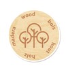 SES Creative 02312 - Ring toss, wooden animals with rope