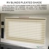 Dulepax RV Blinds: 20" W x 24" L Cappuccino RV