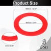 uxcell 3 Pcs Flush Valve Seal for Toilets, 2.17" ID.