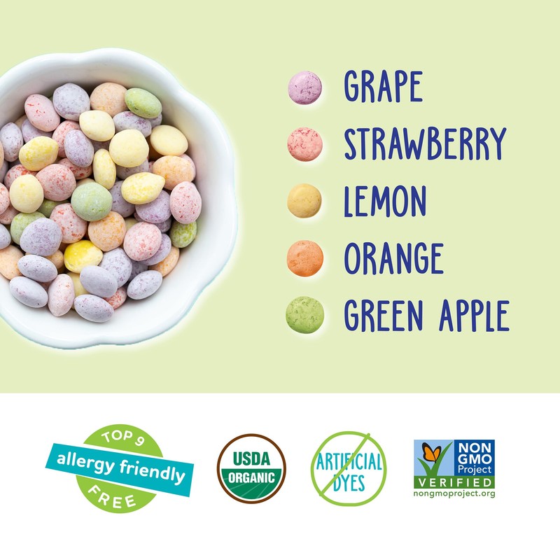 YumEarth Organic Sour Giggles Chewy Candy – Allergy Friendly, No