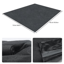 60" x 72" Oil Spill Mat，Garage Floor Mats for Under Car,Garage Mats for Floor,Garage Mats for Floor Under Car–Waterproof，Absorbent,Reusable, Washable, Protects Garage Floors or Driveways,Durable
