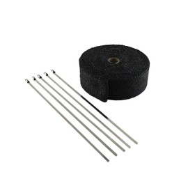JC Performance Products USA Exhaust Pipe Wrap, Heat Shield Tape in: Fiberglass, Basalt (Titanium), Vermiculite or Foil Faced.