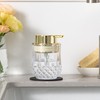 Glass Soap Dispenser,Bathroom Hand Liquid Soap Dispensers,Refillable Dish Soap Dispenser