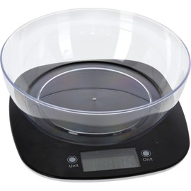 PAAJEE Digital Kitchen Weighing Scale Precise Measurement, 11lb/5kg Capacity, Easy-Clean Surface, Multifunction LCD Display – Ideal for Wet & Dry Food Weighing Baking, Cooking, & Meal Prep