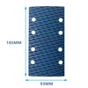 GZKTY 30 x 93mm x 185mm 8 Holes 40 Grit