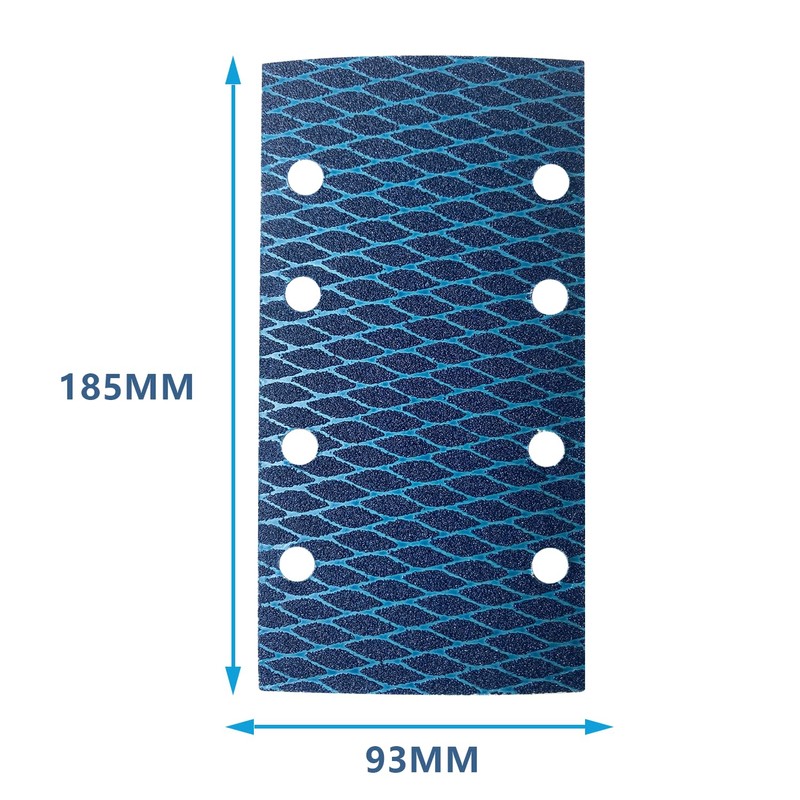 GZKTY 30 x 93mm x 185mm 8 Holes 40 Grit