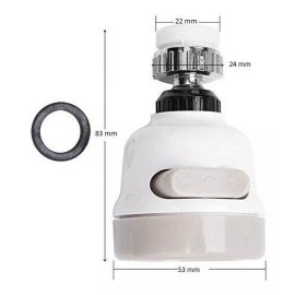 CL Grifo De Cocina Giratorio 360° Cabezal De Pulverización