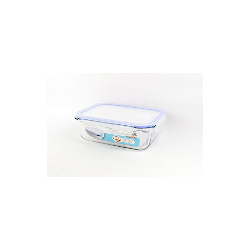 B4001-1 Uniware Heat Resistant Premium Glass Food Container with Snap-Lock