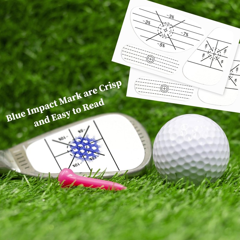 EKIND Golf Impact Labels for Swing Training Golf Club Tape