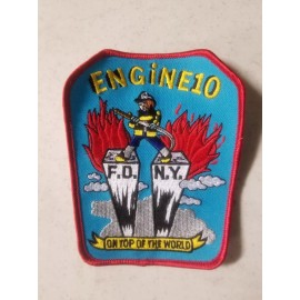 Unbranded PATCH ENGINE 10 NEW YORK ON TOP OF THE WORLD TWIN TOWERS
