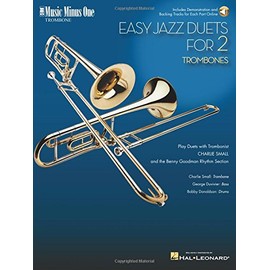Easy Jazz Duets for Two Trombones and Rhythm Section: Music Minus One Trombone