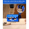 DAYDOOR 2.1" Self Centering Dowel Jig, Universal Capacity Doweling Jig