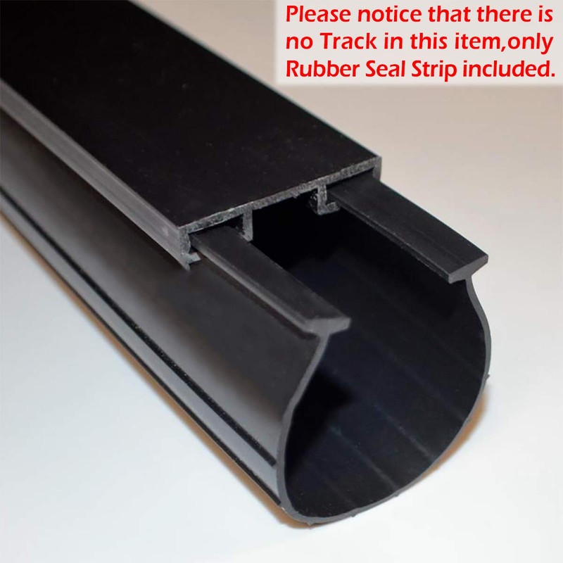Garage Door Bottom Weather Stripping Kit Rubber Seal Strip Replacement,