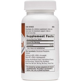 GNC Policosanol 10 mg - 60 Tablets | 60 Servings