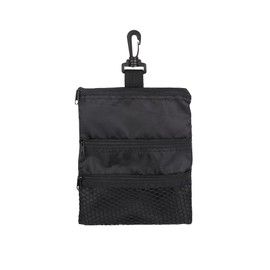VBESTLIFE Golf Tee Bag Golf Tee Storage Pouch Zippered Golf Tee Ball Marker Storage Bag with Small Hook Golf Accessories Golf Leisure Sport