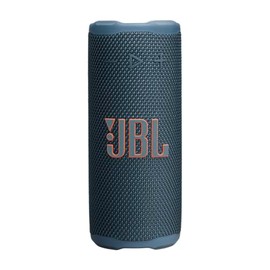 JBL Grip Compact Bluetooth Speaker, JBL Pro Sound with AI Sound Boost, IP68 Waterproof and Dustproof, Ambient Light, Up to 14 Hours Playback, Auracast Multi-Speaker, JBL Portable App, Blue
