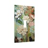 Decorative Art Light Switch Covers Small floral patterns forest Single