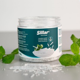 Sillar Sauna Accessories Menthol Crystals 100 g - Natural Menthol Crystals for Sauna and Inhalation | Ideal Sauna Gift Set Sauna, Menthol Infusion Agent