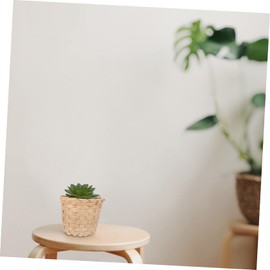 MAGICLULU 10Pcs Woven Storage Baskets Multi Functional Artificial Flower Arrangement Containers for Home Decor Stylish Desktop Organizer for Fresh Colors