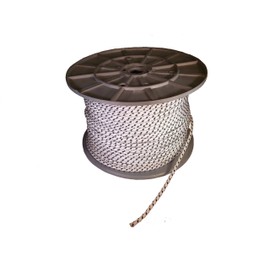 Design Roller Shutter Cord Winder 4.5 Mm With and Without Extremely Stable Nylon Cord Swivels 180° for Shutters and Blinds with 4.5 mm Cord Brown / White Nylonschnur 20m