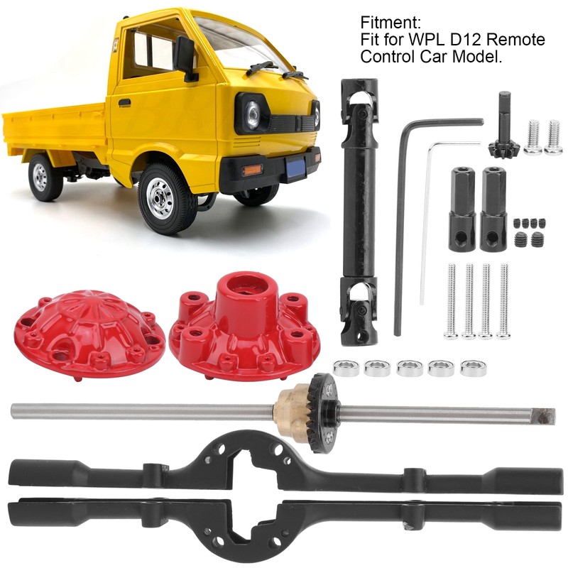 Metal Axle Differential Drive Shaft Kit Accessory Fit for WPL