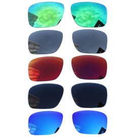 Acefrog 5 Pairs Polarized Replacement Lenses for Oakley Holbrook XL OO9417 Sunglasses, Perfectly Fit, Shatterproof, Anti-scratch, Value Pack
