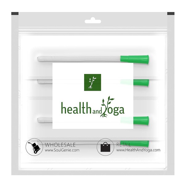 HealthAndYoga™ Enema Supplies - Short 15 Centimeters Discomfort-Free, Medical Grade