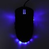 Wired Mouse Blue Backlit Type C Ergonomic Multimedia Keys Adjustable