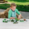 TOMY John Deere Toy Truck & Toy Tractor With Trailers