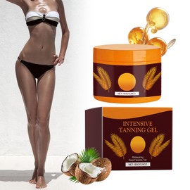 Bräunungsbeschleuniger Sonnencreme, 150g Intensive Tanning Gel Bräunungsgel Korperselbstbräuner Bräunungscreme Für Hautschutz Und Schnelle Bräunung, Bräunungscreme Wirksam In Solarium Und Im Freien