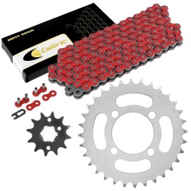 Caltric Drive Chain & Sprockets Kit fits Yamaha Grizzly 125 YFM125G YFM125 G 2004-2012