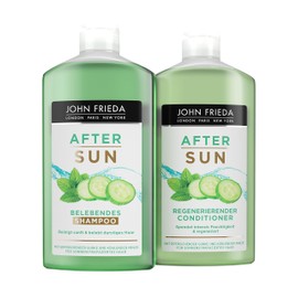 John Frieda After Sun Shampoo 250 ml with Refreshing Cucumber and Cooling Mint