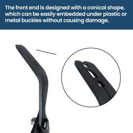 ATNHYING 2pcs Clip Removal Tool Pliers Set 45 and 90 Degree, Trim Clip Pliers for Plastic or Metal Buckles for Car Decorative Mats, Doors, etc, to Prevent Damage to Trim and Fasteners